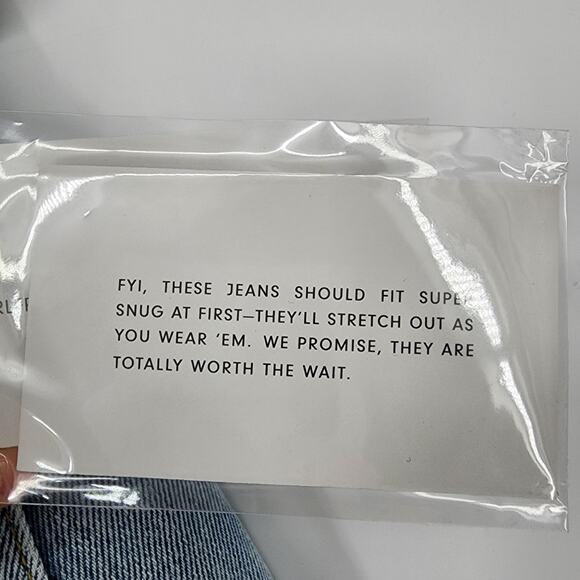 GRLFRND Button Fly Skinny Leg High Rise Distressed Karolina in Live On Size 27 - Picture 5 of 9